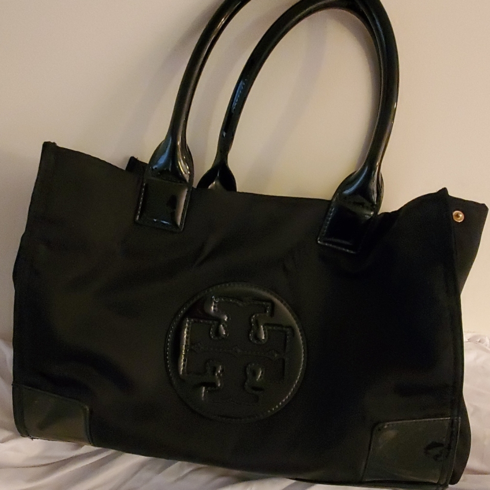 Tory Burch Small Black Tote